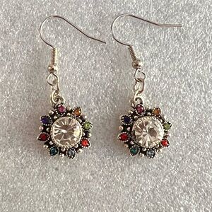 Elegant Multicolor Crystal Earrings